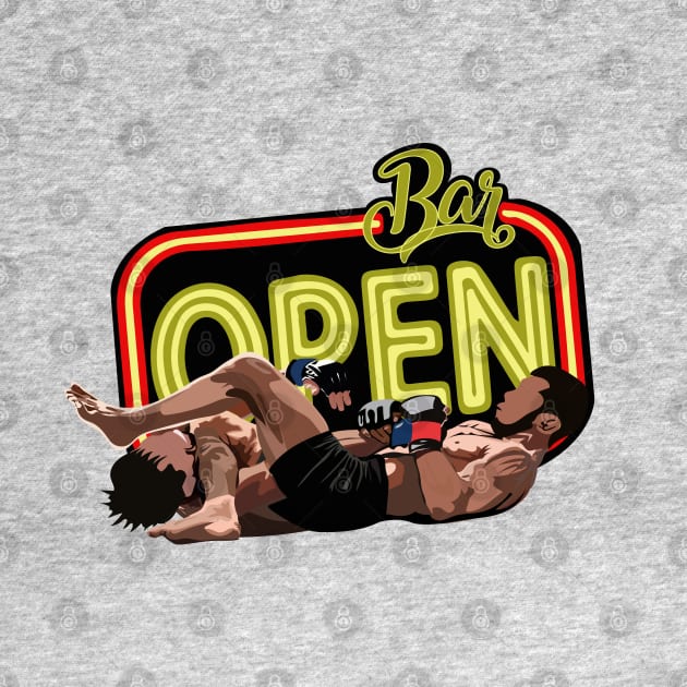 MMA - Arm Bar - Open Bar Awesome and Punny by WaltTheAdobeGuy